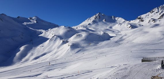 Traumhafte Bedingungen herrschen im Skigebiet Serfaus-Fiss-Ladis - hier am Masner.
